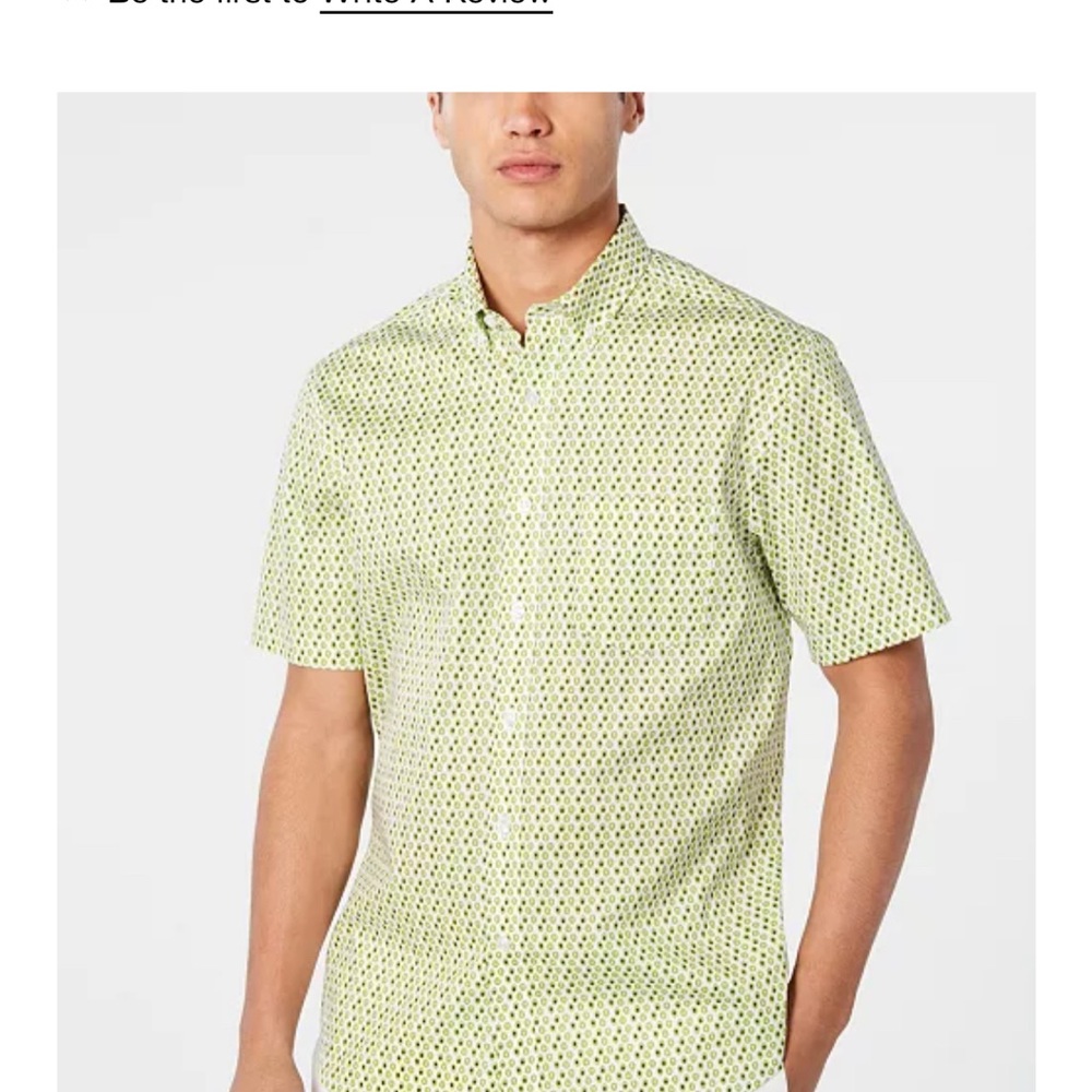 Avocado graphic men’s oxford. Worn twice.